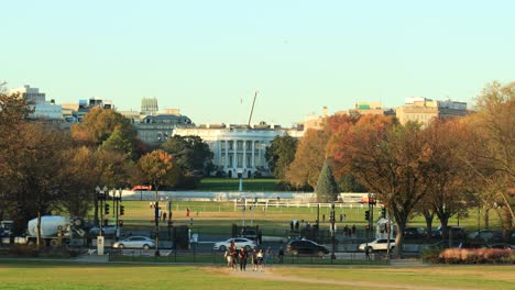 Edificio-De-La-Casa-Blanca,-Washington-Dc,-Estados-Unidos