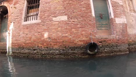 Taking-a-gondola-ride-in-Venice,-Italy-is-a-must-when-you-visit-this-city