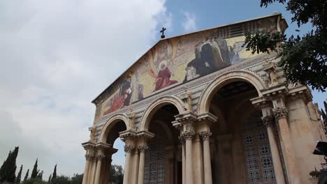 Basílica-De-La-Iglesia-De-La-Agonía,-También-Conocida-Como-Iglesia-De-Todas-Las-Naciones