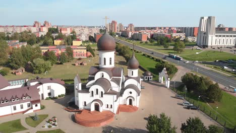 Iglesia-Ortodoxa-Pokrov-nikolskaya-En-Klaipeda,-Lituania