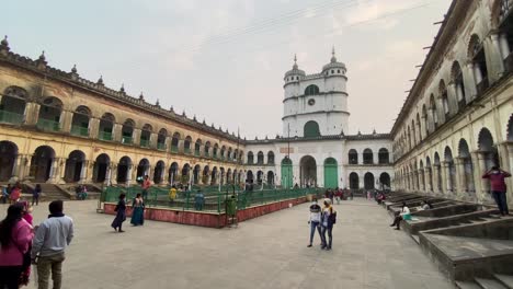 Ultra-wide-view-of-Hoogli’s-Land-Mark-IMMAMBARA-,-built-in-late-1700s-by-Haji-Mohammud-Mohsin-at-West-Bengal-India