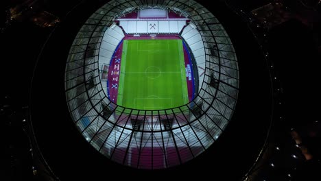 Londoner-Stadionarena-Bei-Nacht-Für-West-Ham-United-F