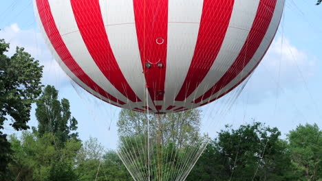 Ballon-Aussichtspunkt,-Einzigartiger-Heißluftballon-Attraktionsstadtpark,-Budapest