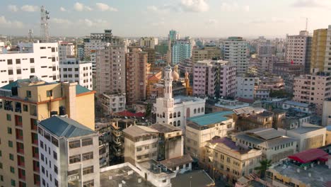 Dar-es-Salaam---Tanzania---June-16,-2022---The-cityscape-of-Dar-es-Salaam-during-the-day-features-residential-and-office-buildings