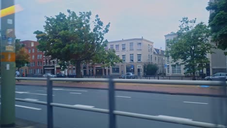 View-from-tram-window-arriving-at-tram-stop