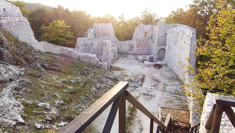 Besichtigungen-Mit-Hunden-In-Der-Burgruine-Pilcza