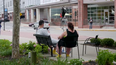 Patient-on-IV-plays-on-cellphone-while-on-patio