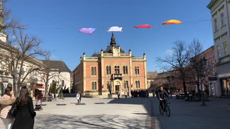 Palacio-De-Los-Obispos-Ortodoxos-En-Novi-Sad,-Serbia