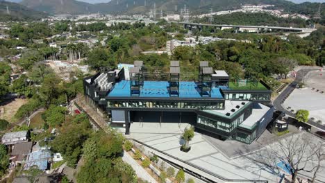 Aerial-view-of-Hong-Kong-HKAYP-Jockey-Club-Duke-of-Edinburgh-Training-Camp-compound