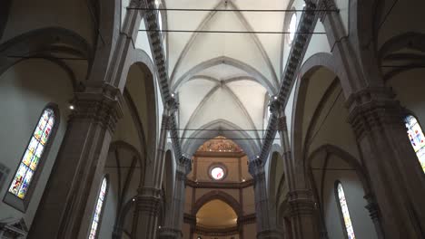 tourists-inside-the-Cathedral-of-Florence-on-the-Duomo-in-Florence,-Italy,-January-12,-2022