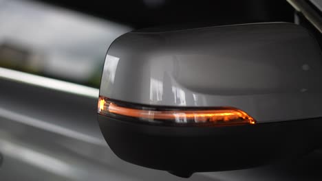 car-rear-view-mirrors-grey-with-yellow-light