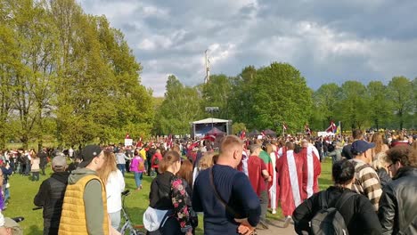 People-Gather-in-Support-for-Removing-Soviet-Symbol---Soviet-Victory-Monument