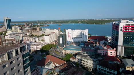 Dar-es-Salaam---Tanzania---June-16,-2022---The-cityscape-of-Dar-es-Salaam-during-the-day-features-residential-and-office-buildings