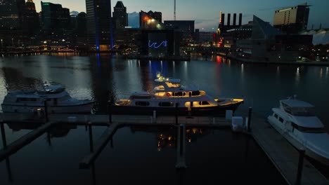 Boat-with-lights-on-at-night