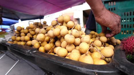 Primer-Plano-De-La-Fruta-Longan-Con-Manos-De-Personas-Pero-Sin-Rostros