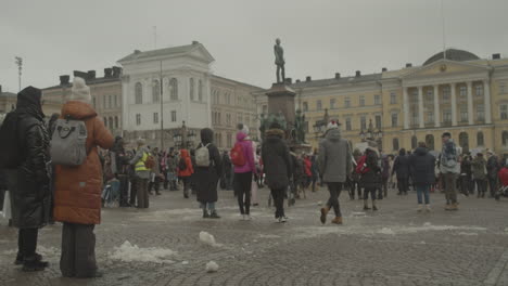 Protest-in-front-of-the-statue-of-Emperor-Alexander-II