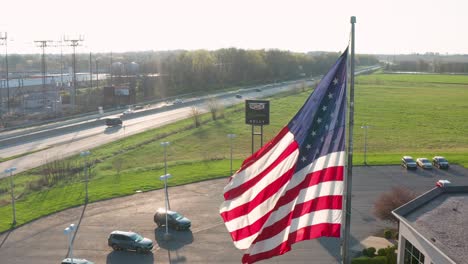 Cadillac-car-dealership,-made-in-America