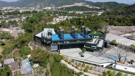 Aerial-view-of-Hong-Kong-HKAYP-Jockey-Club-Duke-of-Edinburgh-Training-Camp-compound