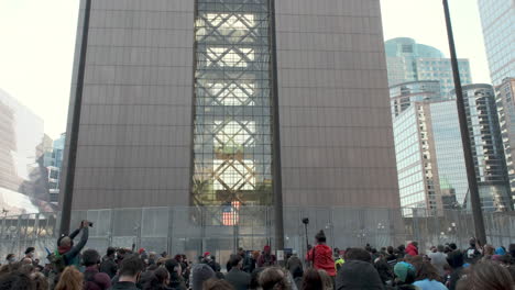 Protesters-at-Hennepin-County-Courthouse-for-George-Floyd-Murder-Trial-In-Minneapolis