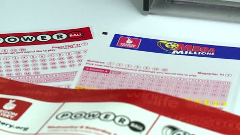 OREGON-LOTTERY-POWER-BALL-GAMBLING-TICKETS