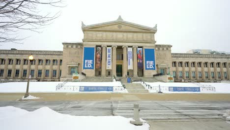 Chicago-Field-Museum-An-Einem-Kalten-Wintertag