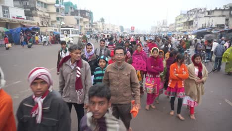 Calle-Cerca-Del-Templo-Jagannath,puri,-India,-Diciembre-De-2014