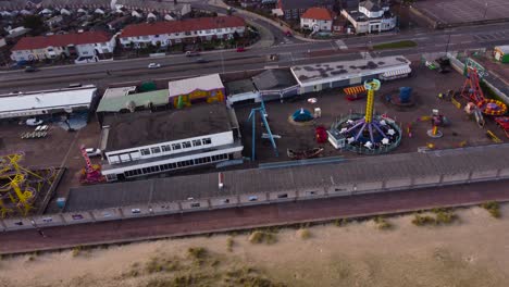 Norfolk-great-Yarmouth-funfair-ferris-wheel-England-aerial