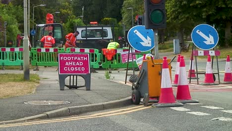 Three-Men-working-on-the-Road-Works