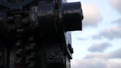 Part-of-the-mechanism-from-old-sluice-gate,-Dublin-Ireland-grand-canal-