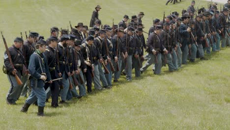 Nachsteller-Des-Bürgerkriegs-Inszenieren-Eine-Schlacht-Im-Ohio-History-Center