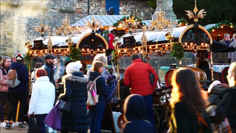 Glühwein-Auf-Den-Weihnachtsmärkten-In-Winchester