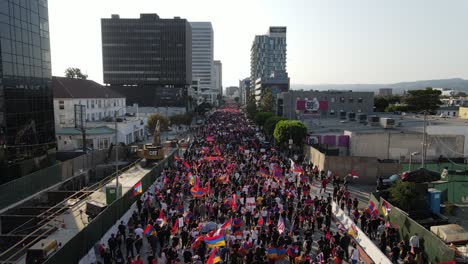 Pro-Armenien-Protest-In-Los-Angeles