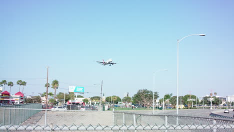 Virgin-Airlines-commercial-jet-flying-in-for-a-landing-in-Los-Angles-California