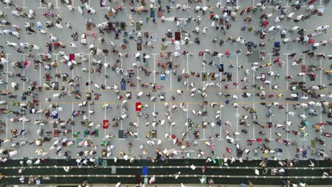 Aerial-View:-Faithful-gathered-to-offer-Eid-al-Fitr-prayer-at-Musallah-Al-Eid-in-Sharjah-on-Thursday-13,-May-2021