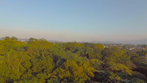 aerial-bird-sight-with-drone-of-the-Cordoba-city,-Veracruz,-Mexico