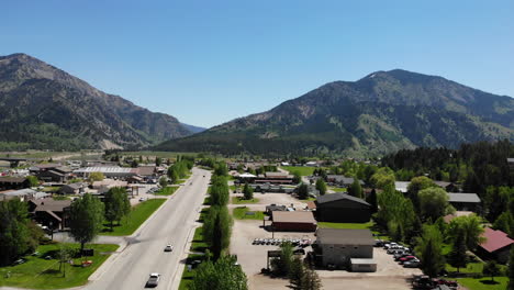 Alpenstadt,-Landschaft-Von-Wyoming,-USA