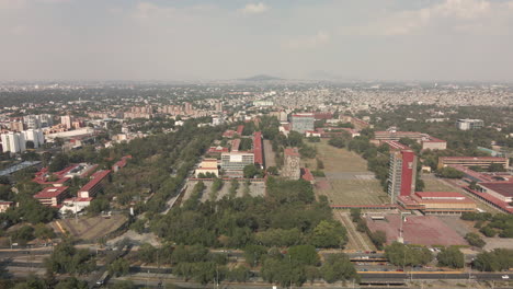 Vista-Lateral-De-La-Unam-Con-Drone