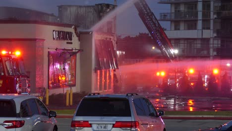 Saving-Paramount-fine-foods-from-burning-down-at-Mississauga-Canada