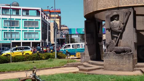 People-are-singing-and-running-in-Arat-kilo-in-Addis-Ababa-celebrating-Adwa-Victory-day