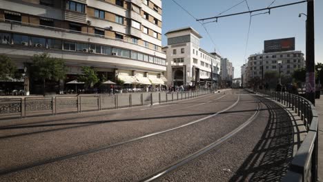 Zeitraffer-Des-Platzes-Der-Vereinten-Nationen-In-Casablanca