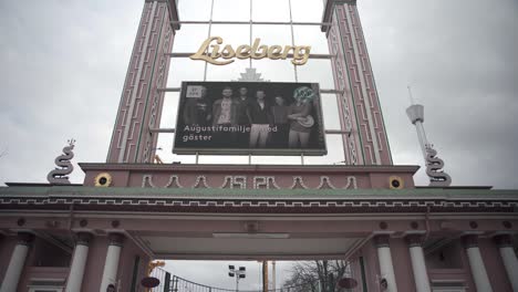 Entrada-Al-Parque-De-Atracciones-Liseberg-En-Gotemburgo,-Suecia,-Europa