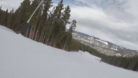 Snowboard-En-Breckenrdige-Colorado-Durante-Un-Increíble-Polvo-Fresco