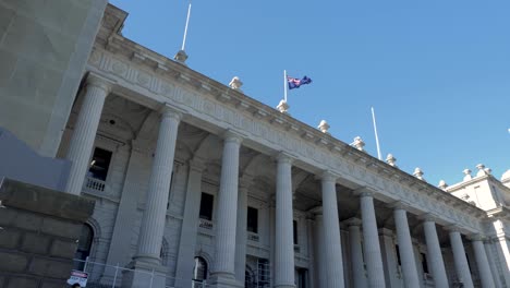 Parliament-House,-histrorical-building,-melbourne-museum-melbourne-tourism-places---attraction,-june,-2019