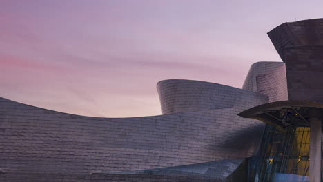 Timelapse-Del-Museo-Guggenheim-Al-Atardecer