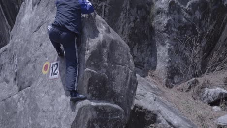 Himalaya-Bergsteiger-Auf-Einem-Himalaya-Berg