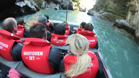 Shotover-Jetbootfahrt-In-Queenstown,-Neuseeland