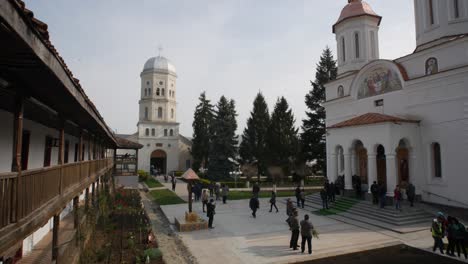 Kokosh-Monastery,-Romania-April-21,-2019