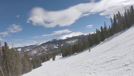 Slow-motion-snowboarding-at-Breckenrdige-Colorado-during-amazing-fresh-powder