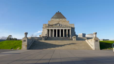 Schrein-Der-Erinnerung,-Melbourne-Anzac-Day,-Anzac-Parade