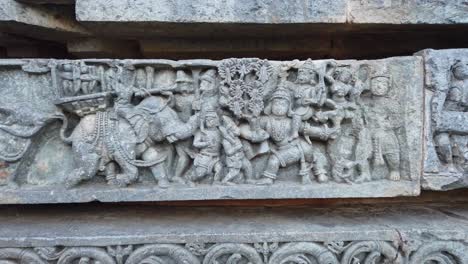 The-Hoysaleshwara-temple-is-a-Hoysala-architecture-dated-the-12th-century-with-impressive-stone-carvings-captured